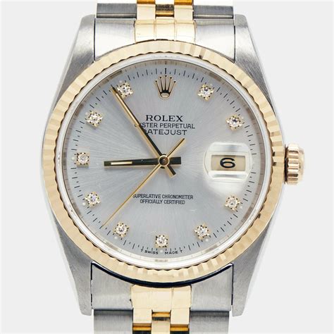 fake rolex 16233 18k diamonds|rolex second hand movement.